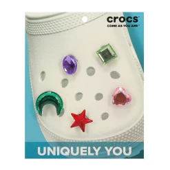 Jibbitz Pink And Gold 5 Pack Accessory