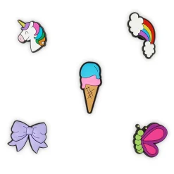 Jibbitz Plastic Fantastic Whimsical 5 Pk Accessory