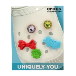 Jibbitz Pretty In Gold 5 Pack Accessory