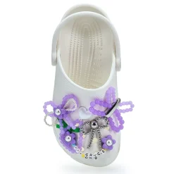 Jibbitz Purple Meta 5 Pack Accessory