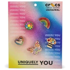 Jibbitz Rainbow Elevated Festival 5 Pack Accessory